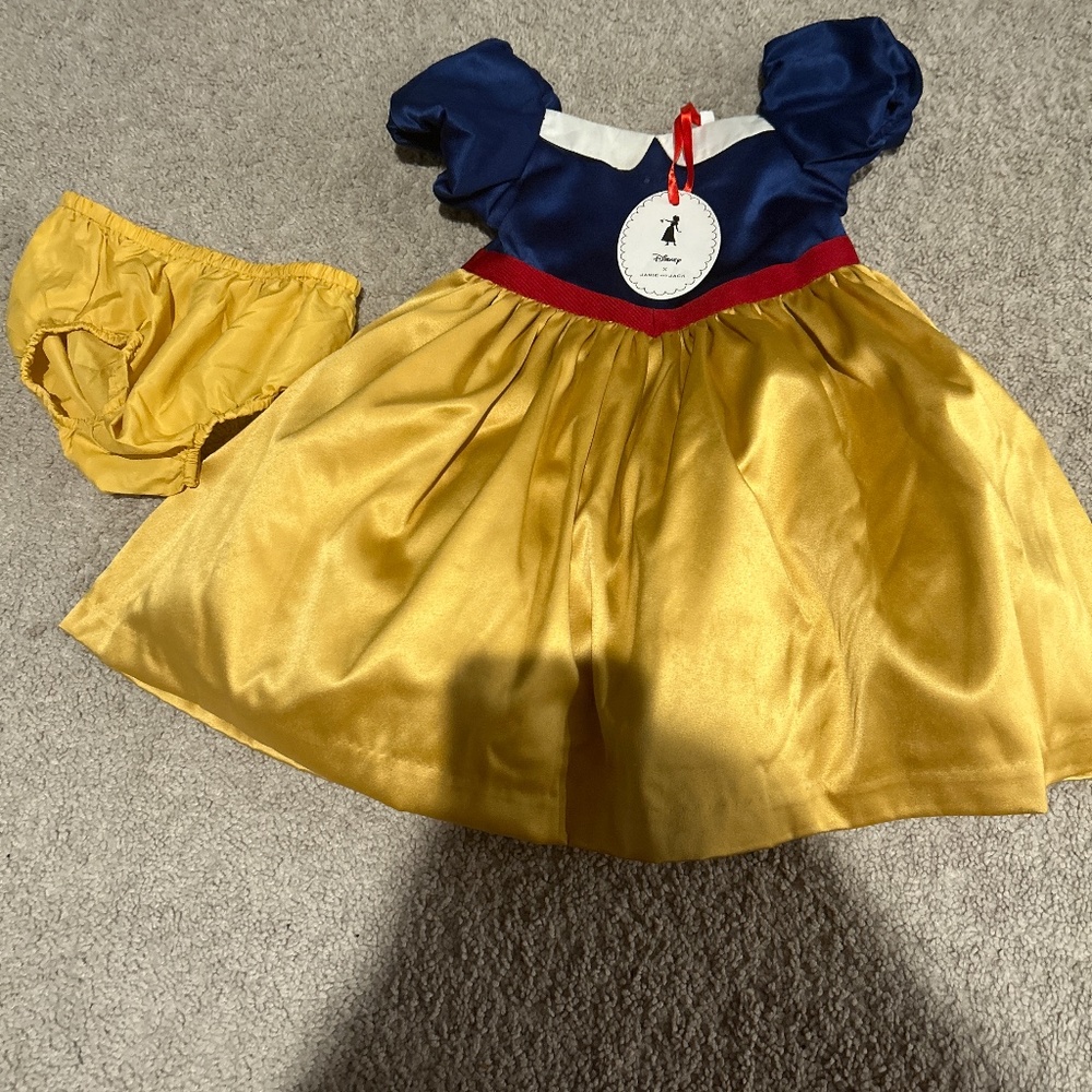 Janie and jack snow white Disney dress NWT